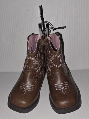 NWT Wonder Nation Baby Girl Cowgirl Western Boot Size: 6